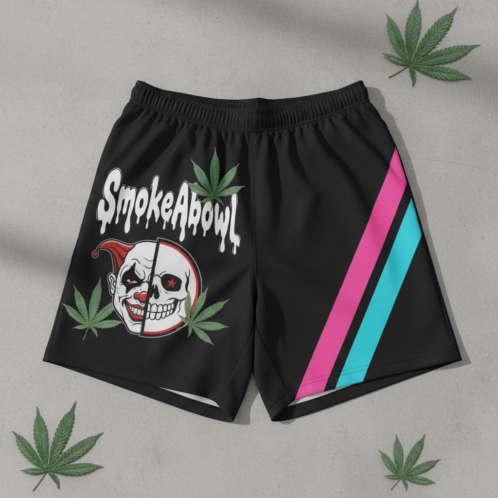 SMOKEABOWL Baseball Shorts